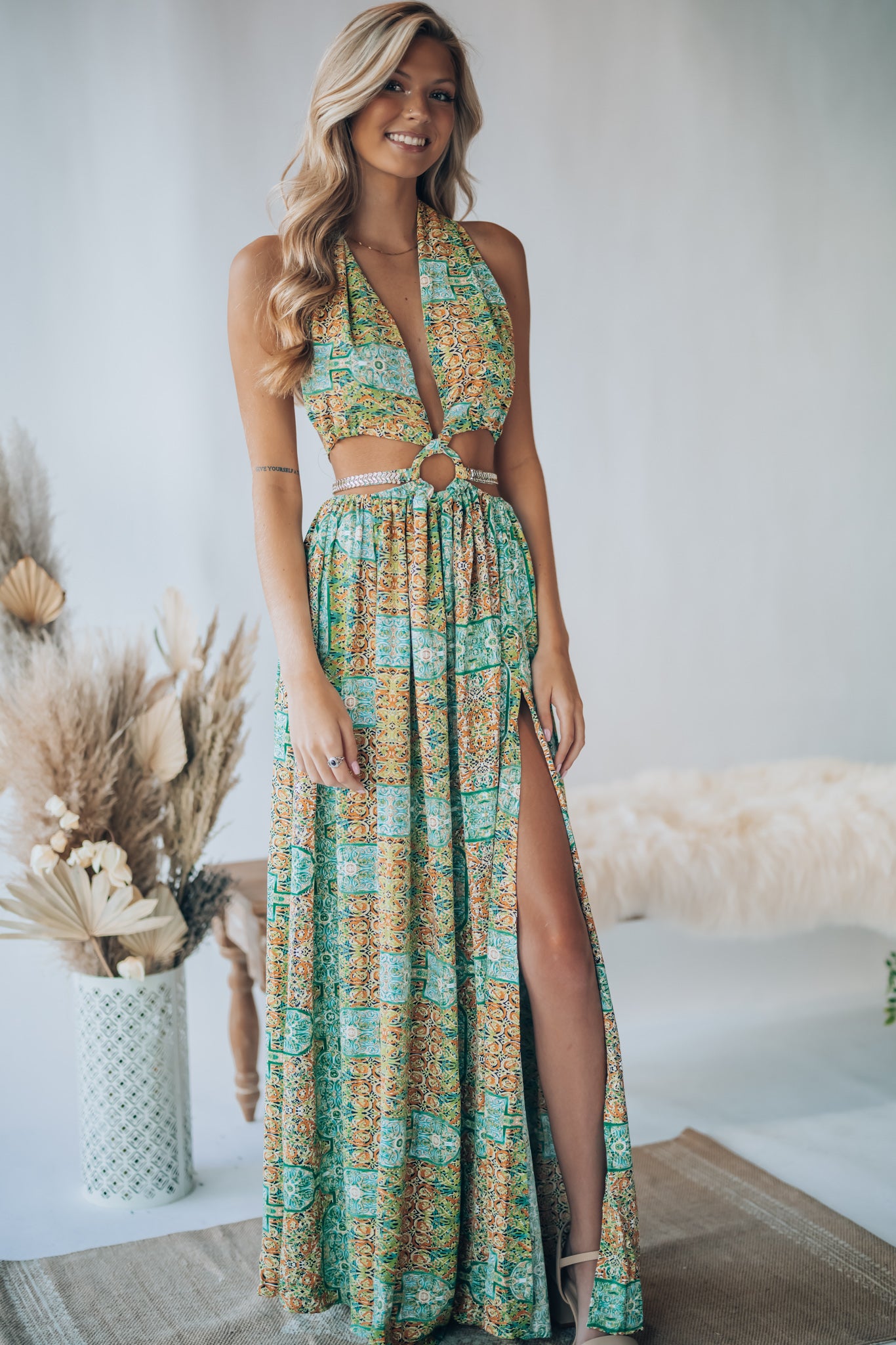 Virgin Islands Maxi Dress (Green) – Southern Alternative